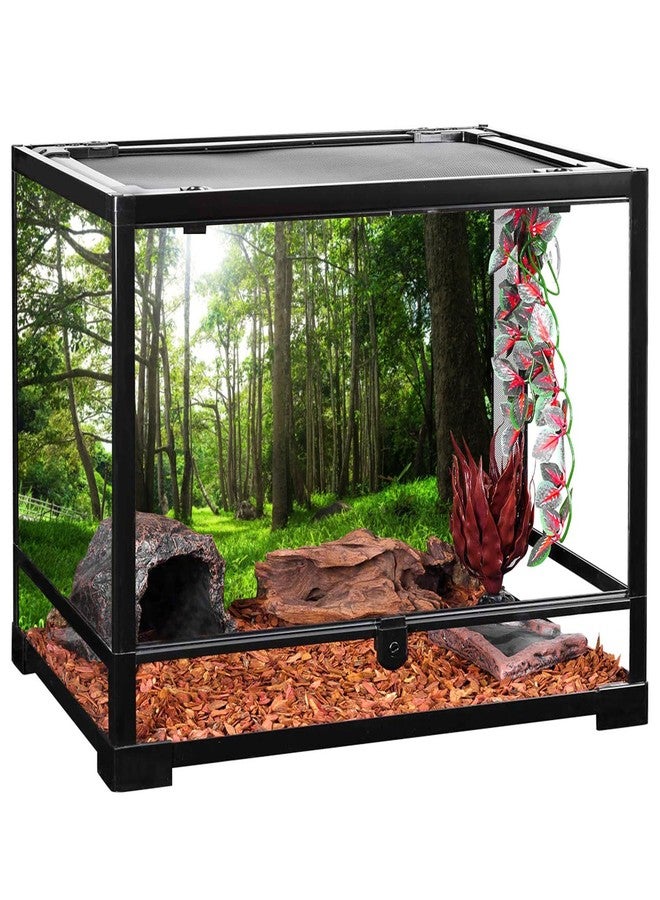 AWERT 30x12 inches Forest Terrarium Background Tropical Aquarium Background Green Tree Reptile Habitat Background Durable Polyester Background - Image 4